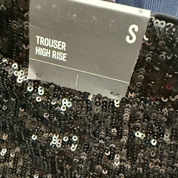 Express Sequin High Rise Trouser - Picture 3 of 6